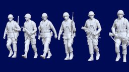 American soldiers ww2 us, ww2, soldier, figure, army, wwii, miniature, m3, thompson, american, garand, officer, print, soldiers, 2ww, usa, war, graese
