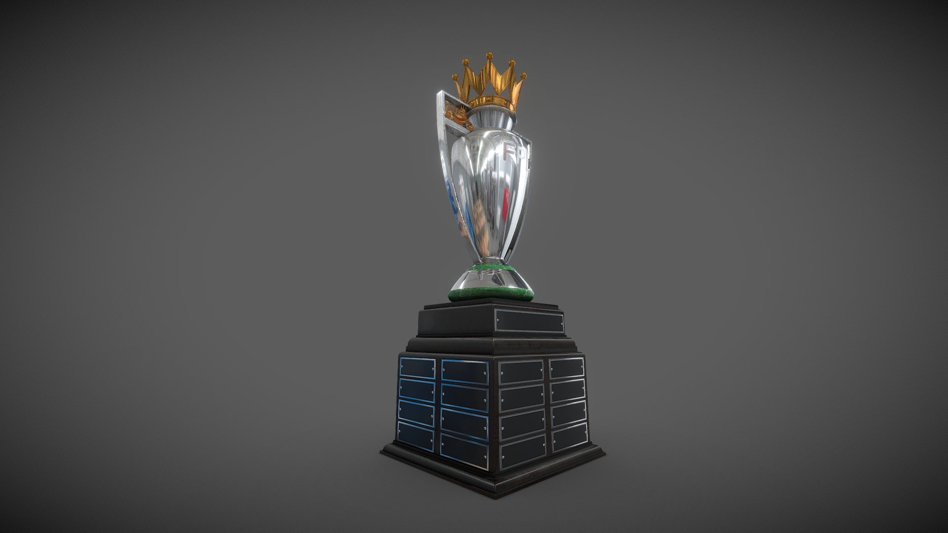 Premier league trophy - Premier league trophy - 3D model by Pixel Swan (@Pixel-swan) 3d model