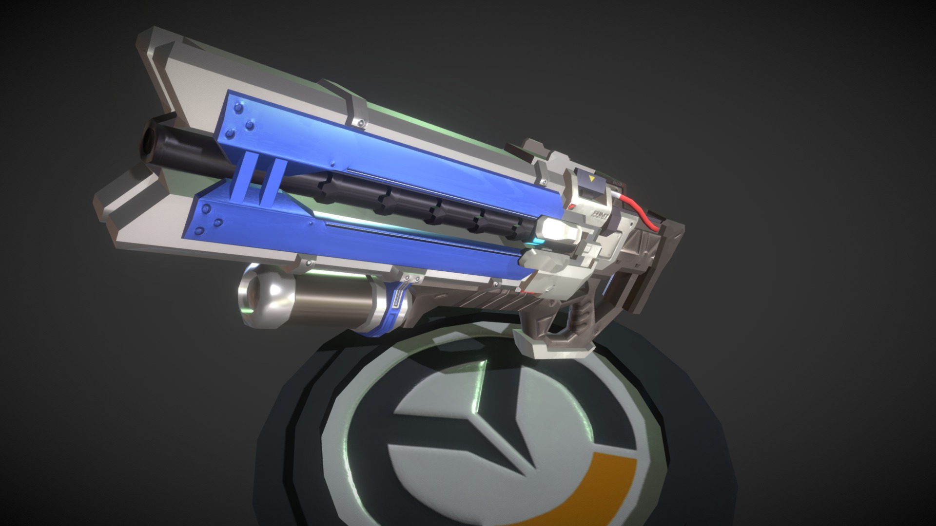 Soldier76's weapon from Blizzard's Overwatch - Soldier76's Pulse Rifle - 3D model by zenkuri 3d model
