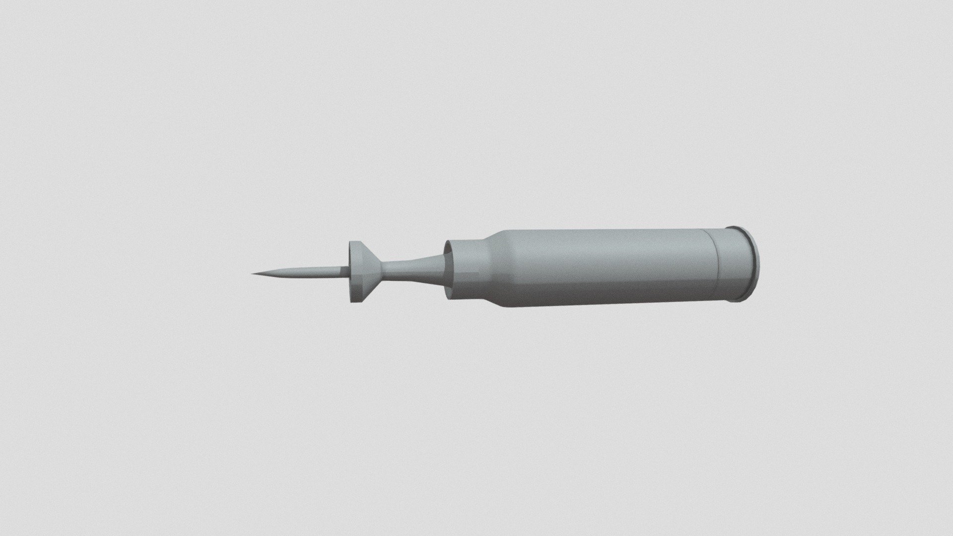 This is a model of a DM53 APFSDS 120mm Shell used by NATO tanks using the Rh-120 tank cannon 3d model
