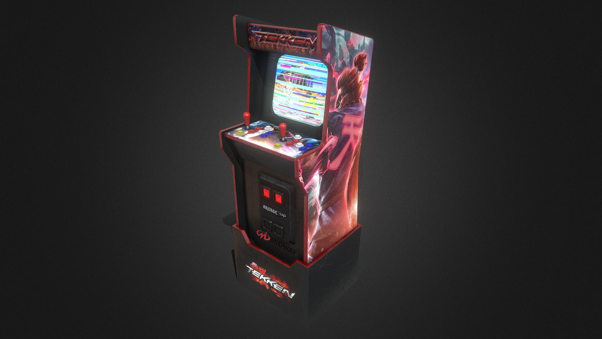 Old School Amusement Arcade Machine Tekken

Low-poly/Game-Ready

Modeled in Blender, Texture in Substance Painter . 4K High Resolution Texture.

I work as a freelancer on the Fiverr platform:
https://www.fiverr.com/jakubivanco/create-3d-game-art-models-for-your-game

I will be very happy for a review or comment - Tekken Amusement Arcade Machine - Buy Royalty Free 3D model by Jakub (@jakub.iv) 3d model