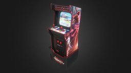 Tekken Amusement Arcade Machine retro, oldschool, arcademachine, old, machine, game-ready, tekken, joystick, amusement, low-poly-model, arcade-machine, horror