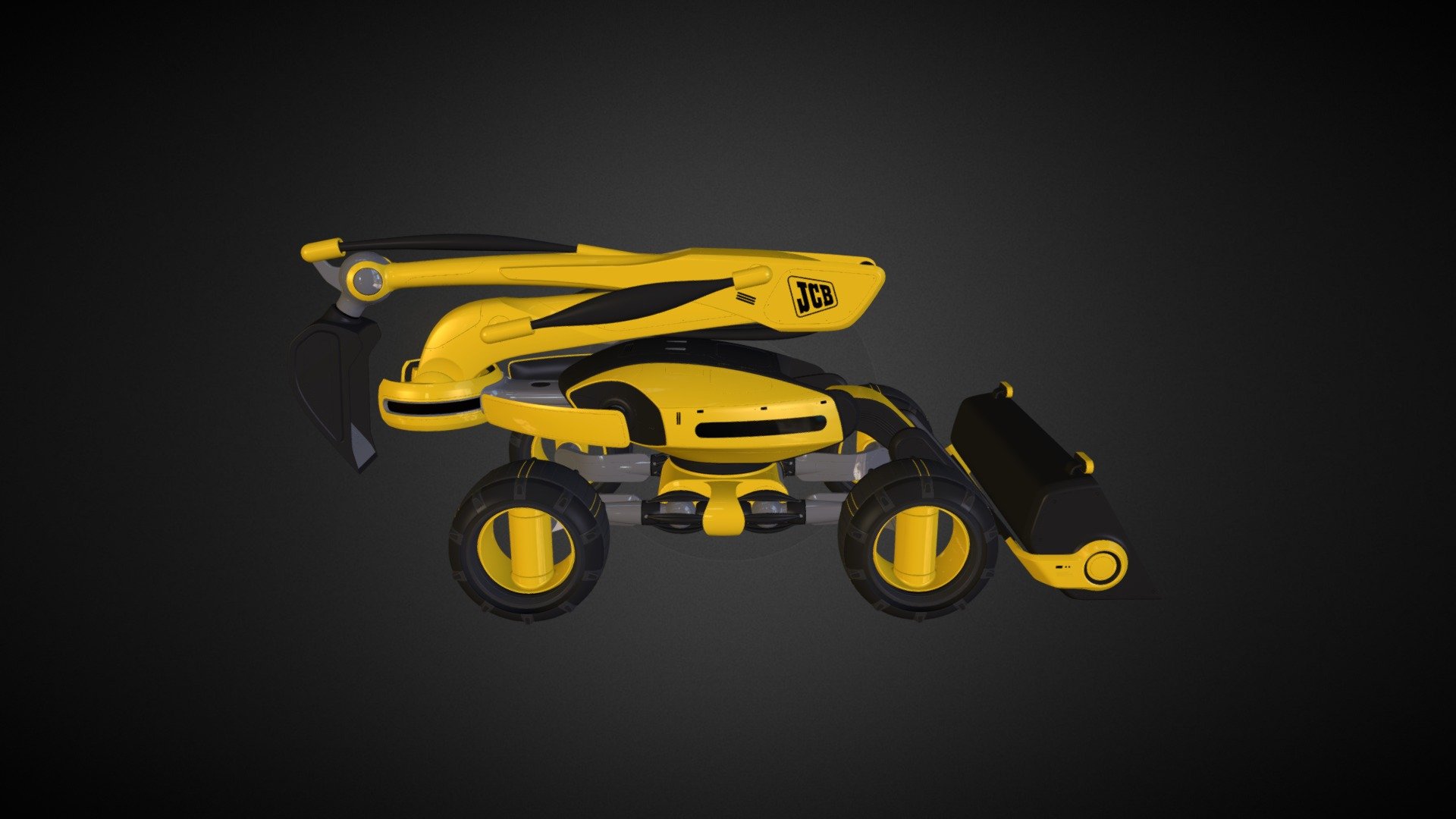 A great project I undertook as an entrant for the JCB project 120 design compeition. The brief was to redesign the iconic backhoe loader for the year 2073, for which my design was awarded 2nd place 3d model