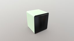Bespoke Cube Refrigerator 25 liter fbx, substancepainter, blender