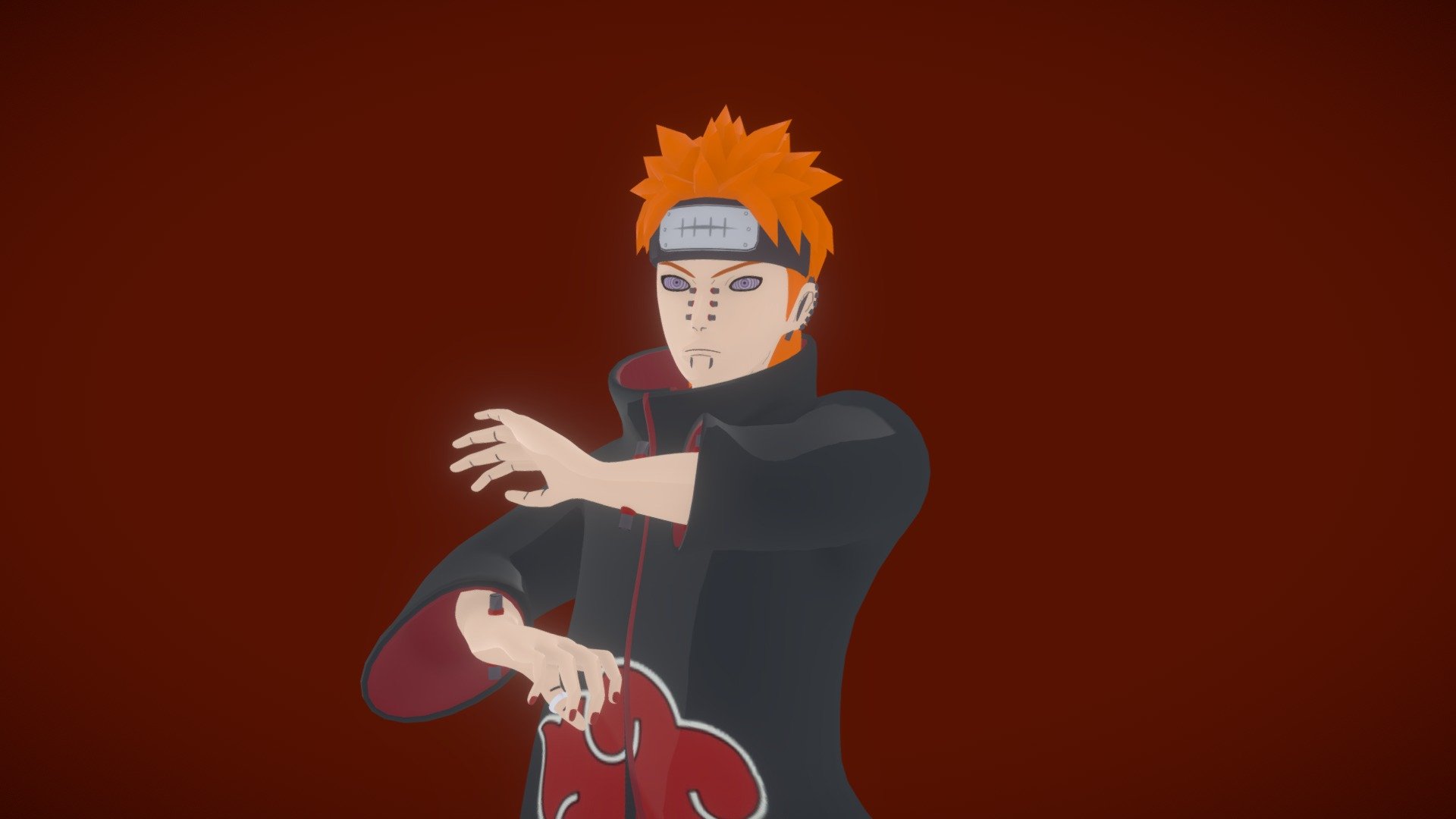 This is a 3D Model of Pain, from Naruto, created from the ground up, this model is based on the anime series, it tries to have the same feeling as the Anime but also based slightly on the Storm series model.

This model is part of a yearly collection of 3D Fan Characters I’m doing, this is part of Month 8 of said collection, if you want to check out the timelapse of this model or even see the other characters I’ll be making, you can do so in my social media!

3D Printable Version Features

3D Printable Version of the character, this is what this version includes. 
-STL of detached parts for an easier print (Legs, Body, Head) 
-Instructions

Download the additional files for the complete version (Separate parts, instructions)

Rigged Version

https://skfb.ly/oNtzQ - Pain (Naruto Shippuden) - 3D Printable - Buy Royalty Free 3D model by maisth 3d model