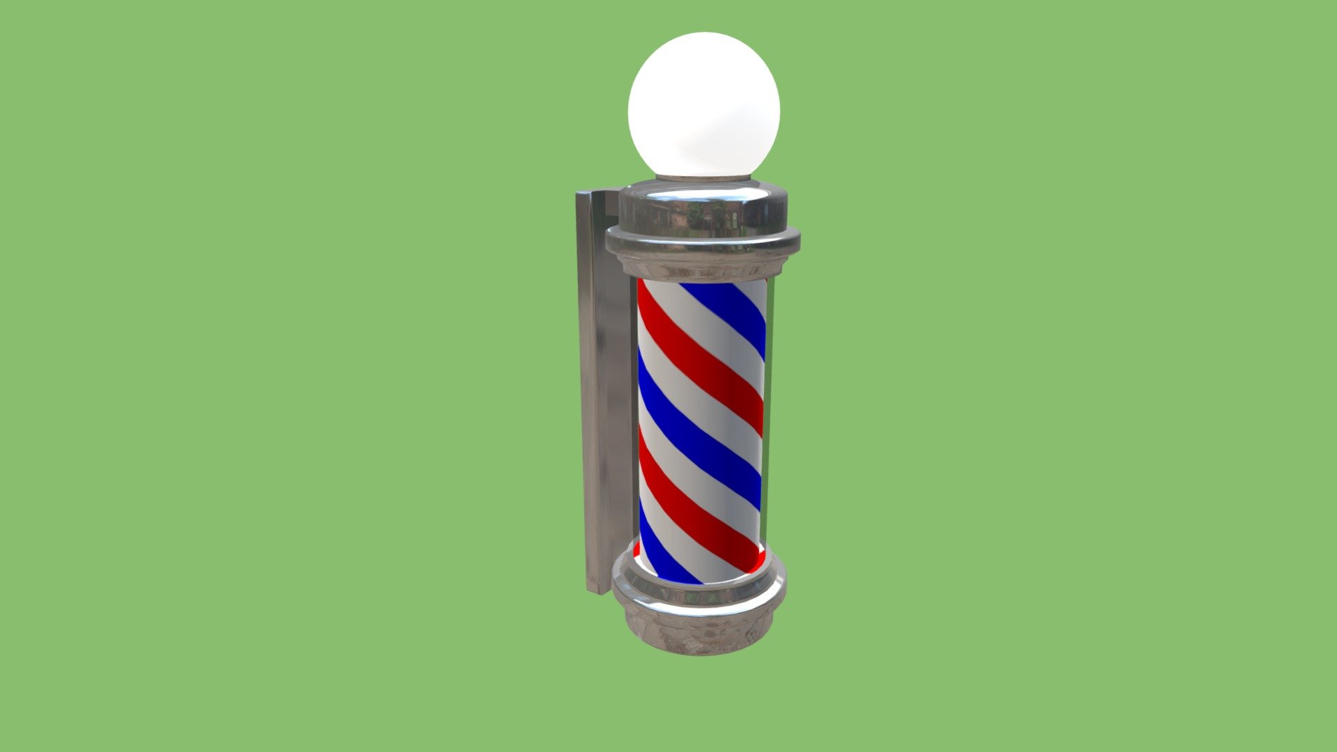 Another play in Blender 2.82 and GIMP for textures. Fairly low poly and basic model of a Barbers pole, trying to teach myself some lighting skills :(, it was animated in Blender as well, feel free to alter model and or textures. Enjoy - Barbers Pole - Download Free 3D model by Vinny Passmore (@HPrendering) 3d model