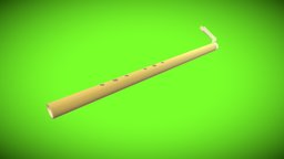 Suling_OBJ FBX music, culture, bamboo, traditional, flute, ethnic, musical-instrument, sundanese, westjava, woodwind