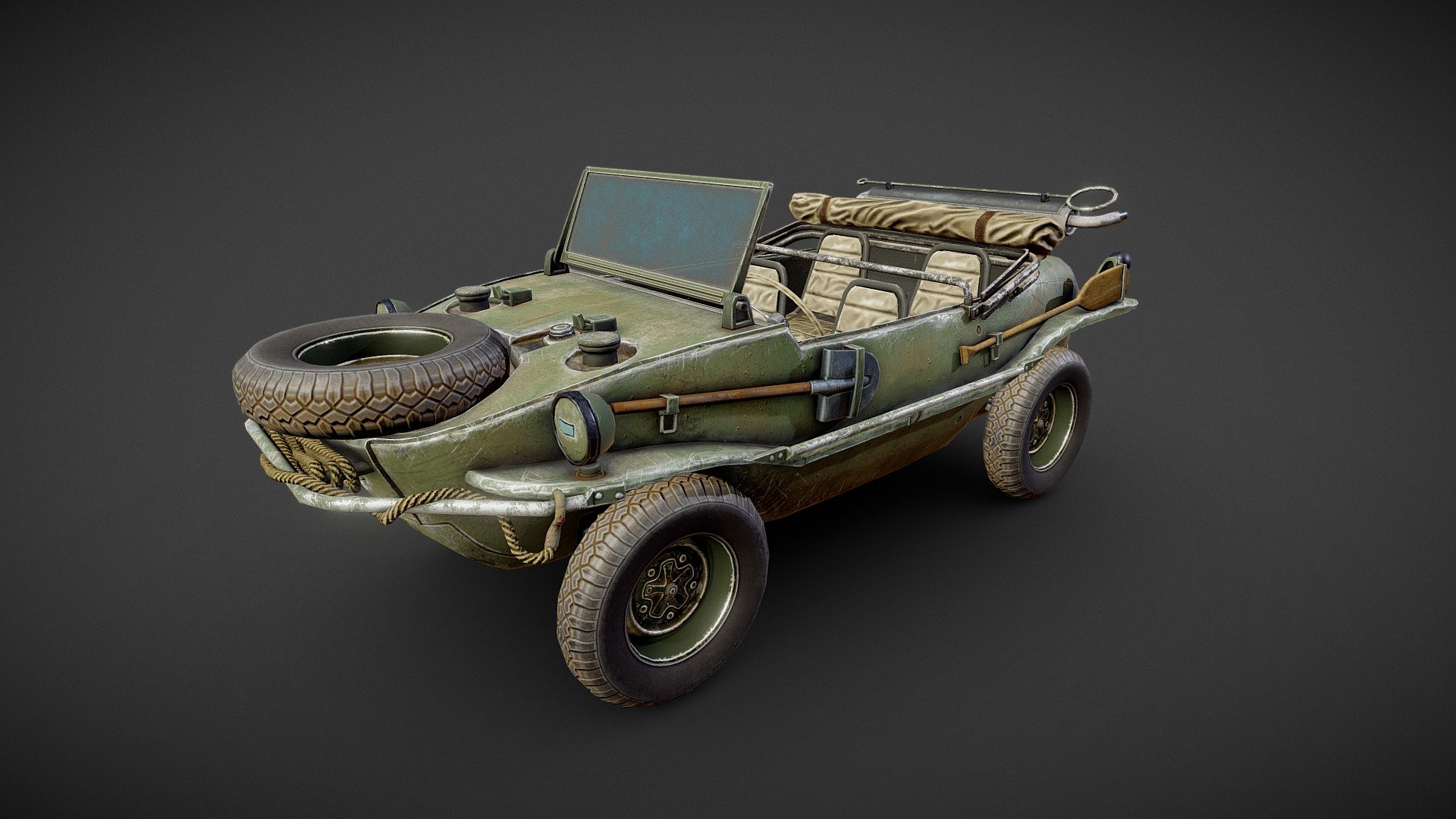 Schwimmwagen - Buy Royalty Free 3D model by Veaceslav Condraciuc (@FLED) 3d model