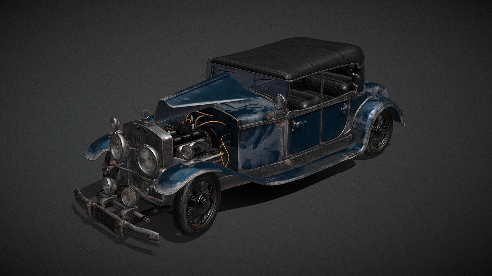 Hi there! This is a car based on the 1928 Ford Model A, made by one of our artists as a personal project.

Follow us on ArtStation: https://www.artstation.com/artwork/r912OJ - Ford | Render - 3D Object - 3D model by Elemental Game Studio (@elementalgamestudio) 3d model
