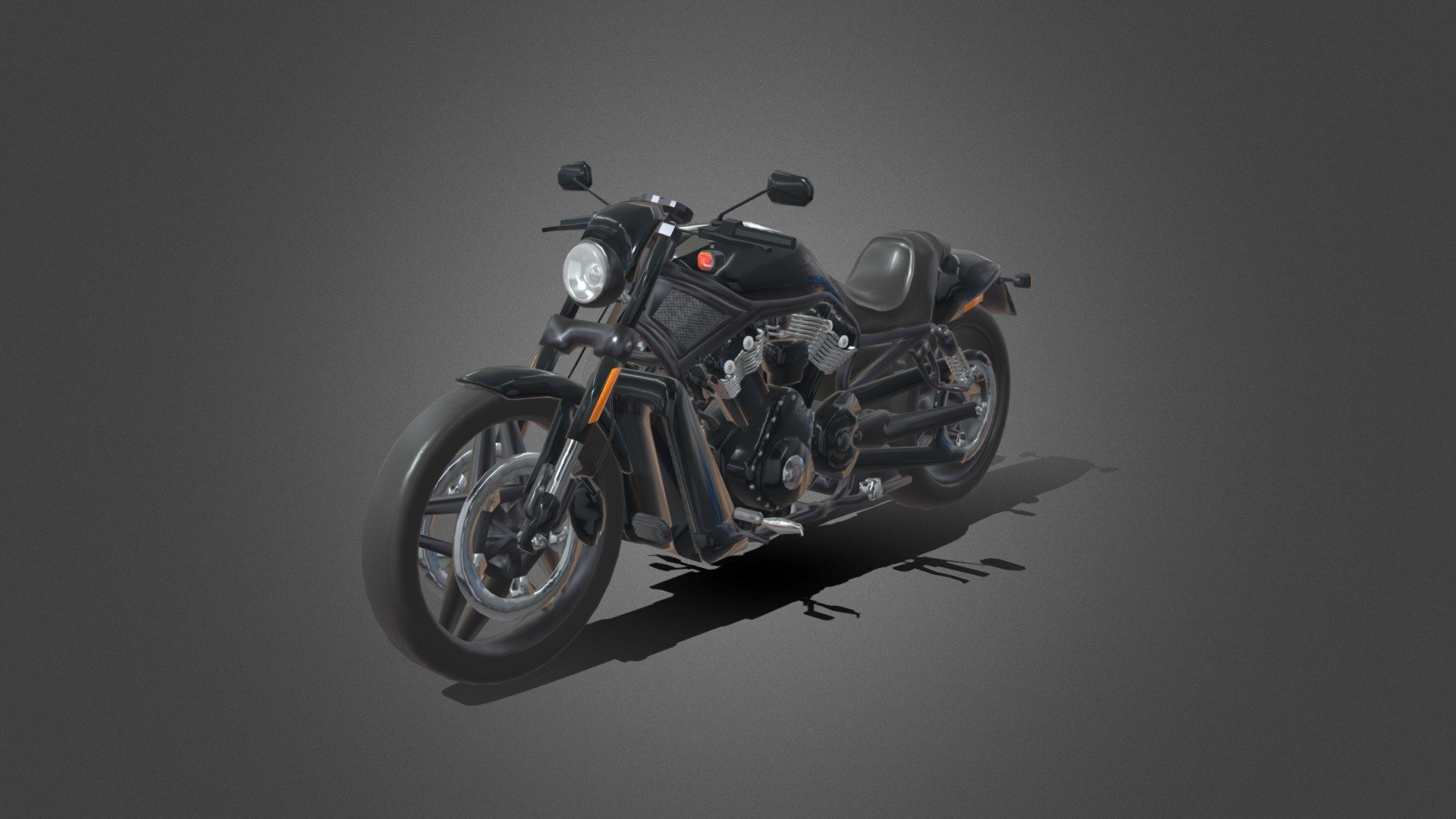 La Harley-Davidson Night Rod es una dragster (creada para las carreras de aceleración) con un potente y avanzado motor refrigerado por agua de la familia V-Rod. 
este modelo fue hecho por peticion de un seguidor, espero que te guste 3d model