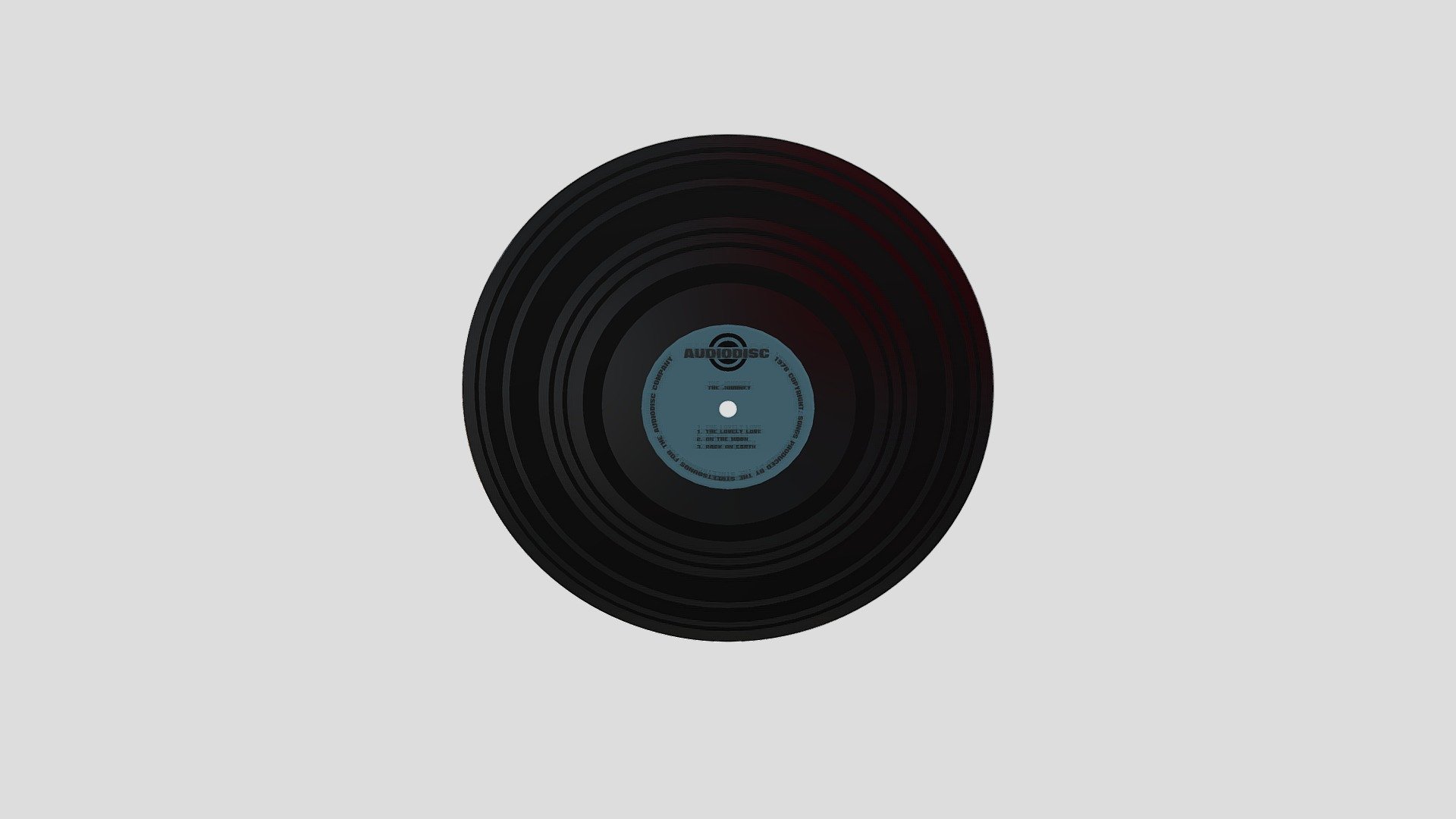 Vinyl record / LP / 12 inch record 3d model