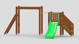 Lappset Activity Tower 14 tower, frame, bench, set, children, child, gym, out, indoor, slide, equipment, collection, play, site, vr, park, ar, exercise, mushrooms, outdoor, climber, playground, training, rubber, activity, carousel, beam, balance, game, 3d, sport, door