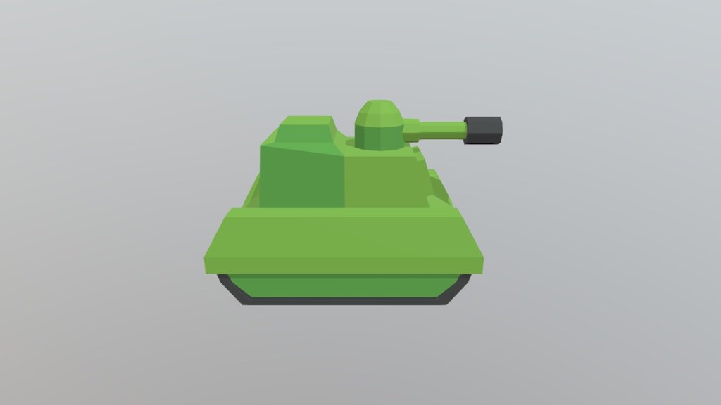 Tank Low Poly - Tank Low Poly - 3D model by moyinzunza 3d model