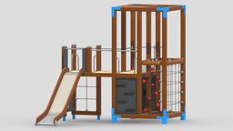 Lappset Halo Solo Play Tower tower, frame, bench, set, children, child, gym, out, indoor, slide, equipment, collection, play, site, vr, park, ar, exercise, mushrooms, outdoor, climber, playground, training, rubber, activity, carousel, beam, balance, game, 3d, sport, door
