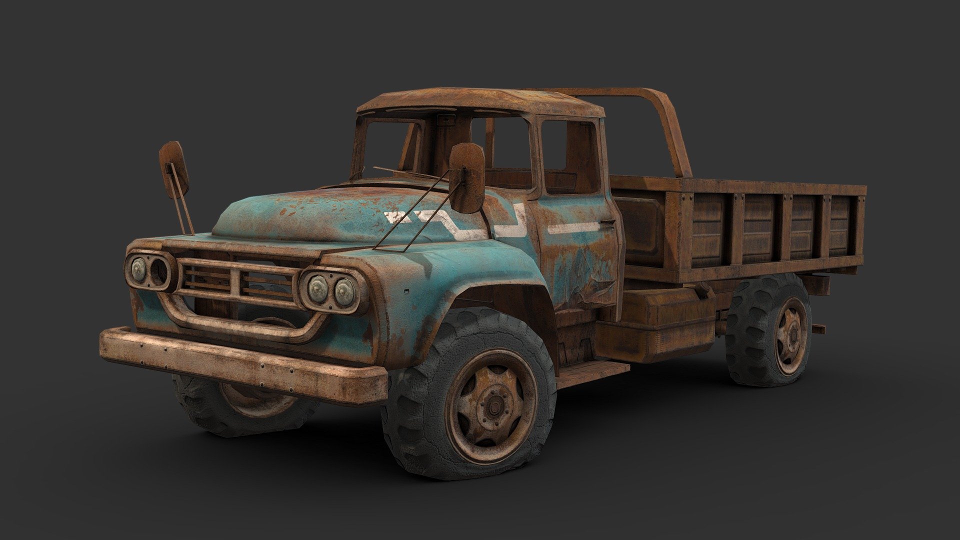 Truck made for my ongoing &ldquo;Rustworld