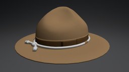 Campaign Hat (Tan) police, hat, cover, mounted, headgear, campaign, tan, rangers, headwear, military, royal, campaign-hat