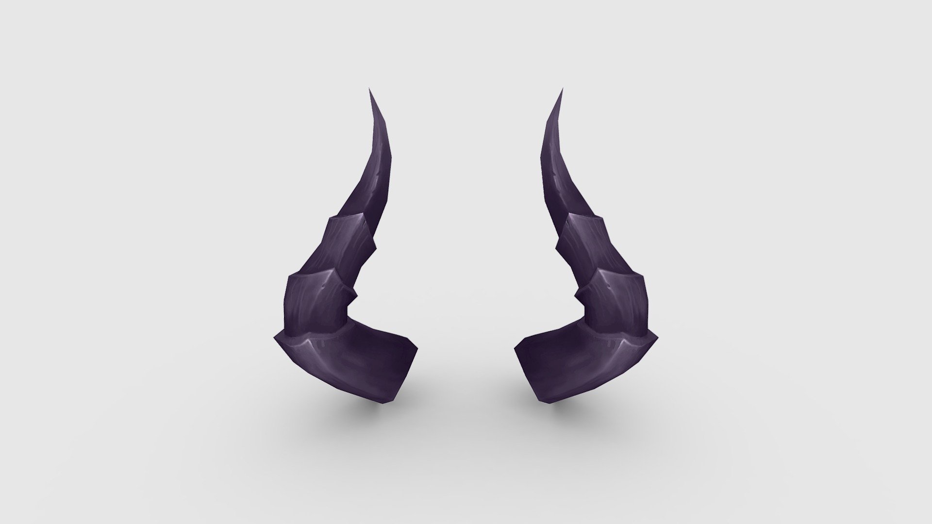 Cartoon devil horns - head decoration - Cartoon devil horns - head decoration - Buy Royalty Free 3D model by ler_cartoon (@lerrrrr) 3d model