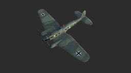 Heinkel He 111 B3+DB bomber, german, wwii, aircraft, reich, heinkel, he-111, plane, war