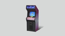 Arcade Cabinet 01 arcade, archviz, retro, unreal, gamedev, props, environmentart, environment-assets, unity, low-poly