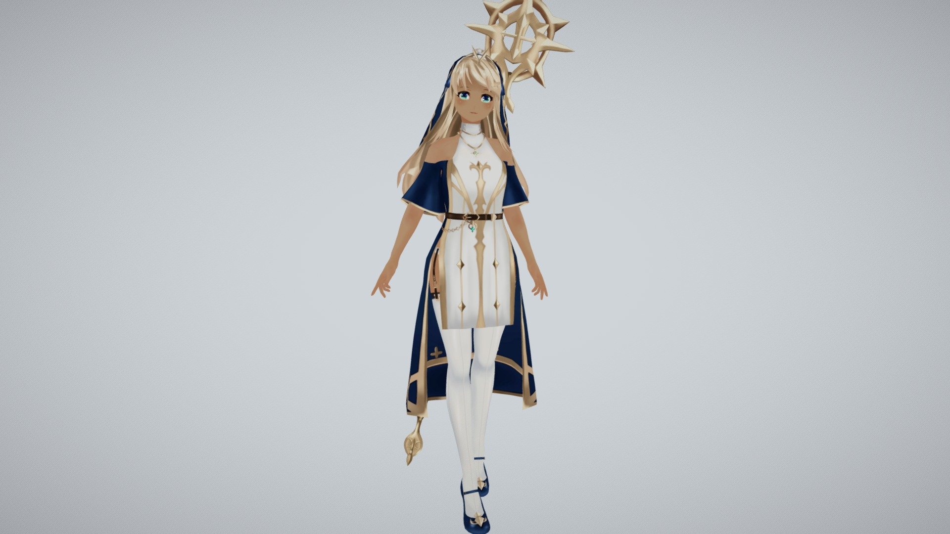 Low poly 3D model of the game Anime Girl Cleric PBR texture (Albedo) 

VIDEO PREVIEW https://www.youtube.com/watch?v=2RTI9yQKcNo! - Anime Girl Cleric - 3D model by Inari3D (@Inari_Green) 3d model