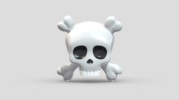 Apple Skull And Crossbones face, set, apple, messenger, smart, pack, collection, icon, vr, ar, smartphone, android, ios, samsung, phone, print, logo, cellphone, facebook, emoticon, emotion, emoji, chatting, animoji, asset, game, 3d, low, poly, mobile, funny, emojis, memoji