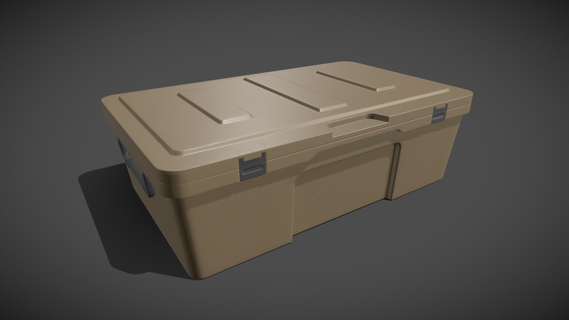 Animated Military Case 12 with PBR Textures and animations (Open/Close). Ideal to loot itens or treasures. Ready to use in any project.

Are you liked this model? Feel free to take a look on my another models! Here

Features:

.Fbx, .Obj, .Uasset and .Blend files.

Low Poly Mesh game-ready.

2 Different colors.

2 Animations (Open/Close).

Rigged.

Real-World Scale (centimeters).

Unreal Project 4.20+

Tris Count: 3,658.

Number of Textures: 6

Number of Textures (UE4/UE5): 4

Skeletal Mesh with custom collision for Unreal Engine 4 (Handmade) (UE4/UE5).

PBR Textures (4096x4096) (PNG).

Type of Textures: Base Color, Roughness, Metallic, Normal Map and Ambient Occlusion (PNG)

Combined RMA texture (Roughness, Metallic and Ambient Occlusion) for Unreal Engine 4 (PNG) 3d model
