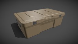 Animated Military Case 12 crate, case, props, realistic, box, ue4, unrealengine, animations, lootbox, military, animated, rigged, ue5