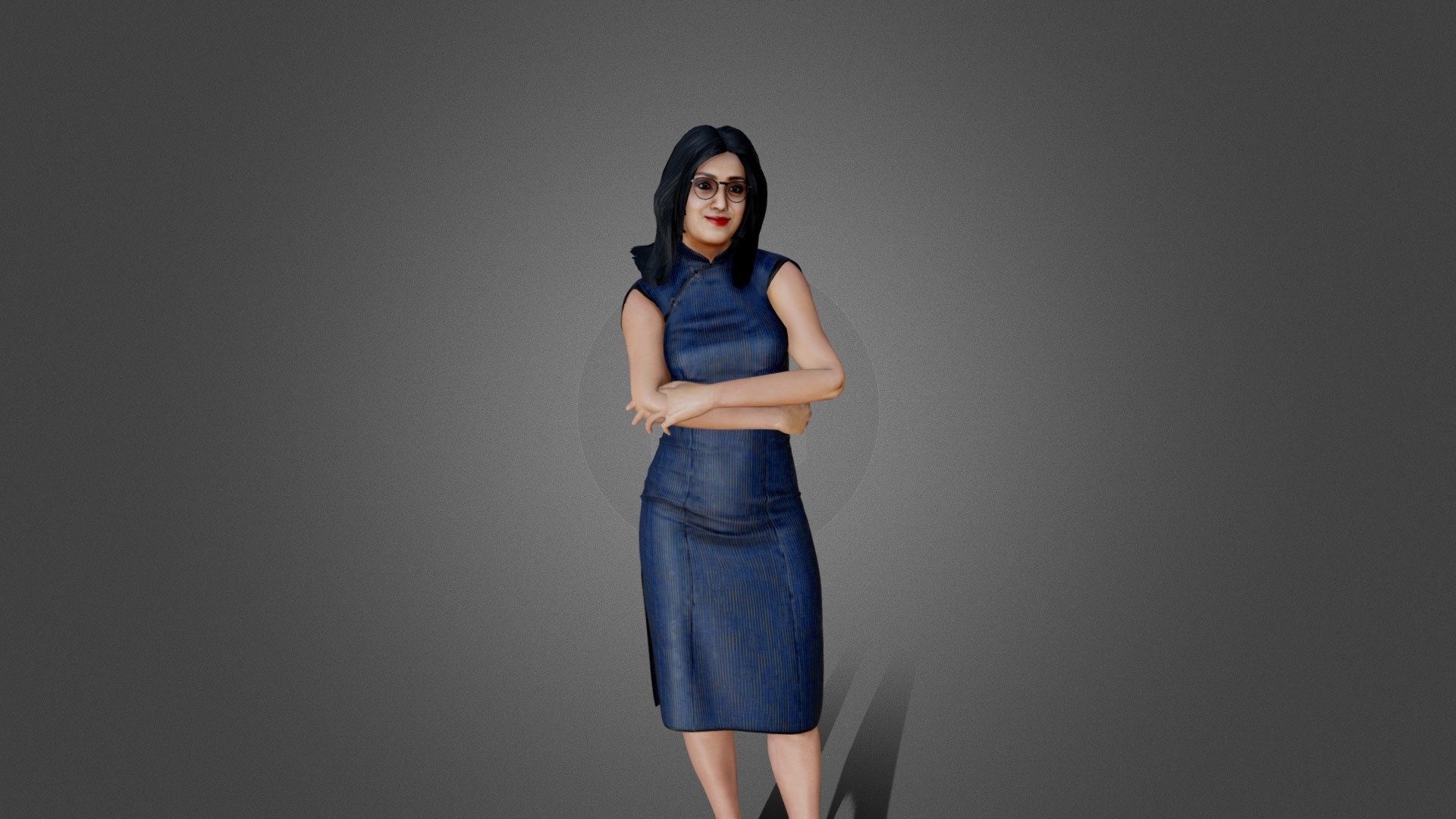 Indian Office Woman - Indian Office Woman - Download Free 3D model by Pixel_Monster (@ar.jethin) 3d model