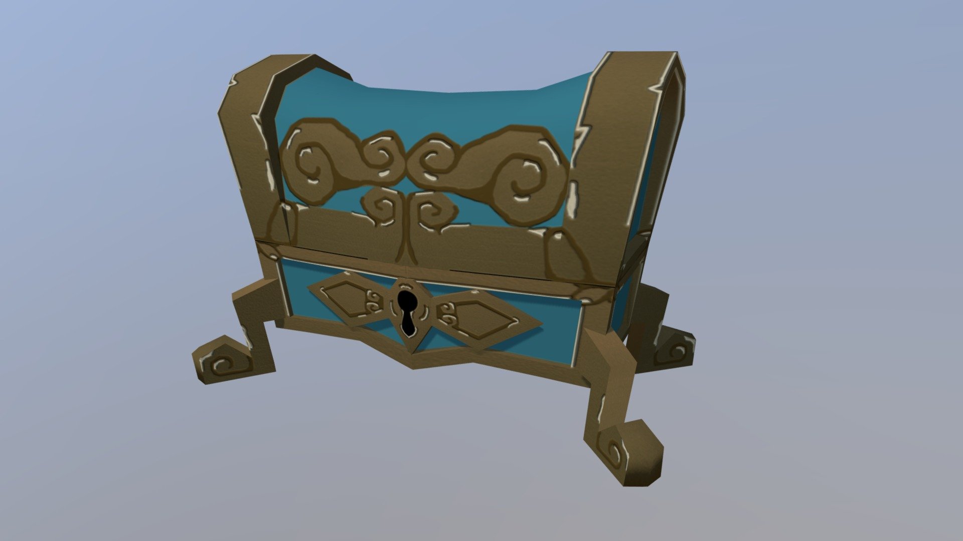 Fan-made model of the Legend of Zelda Wind Waker's chest design.

Model and texture made by me, based on reference photos 3d model