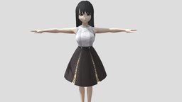 【Anime Character】Arisa/Xiang (V2/Unity 3D)