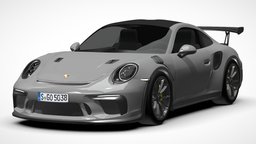 Porsche 911 GT3 (992) porsche, 911, cars, sports, sportcar, metal, metallic, gt3, sport-car, game, blender, vehicle, racing, car, sport, race, gameready, porsche911, carbo