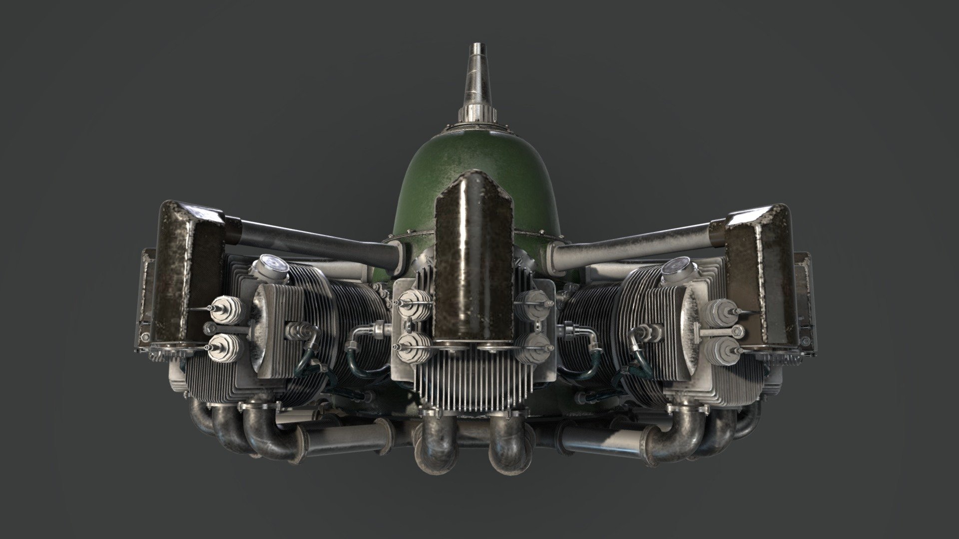For people who want to provide support: https://www.patreon.com/Agnes3D
Engine manufactured by the Engine Factory in Warsaw on the licence from the British company Bristol. Powered aircraft PZL 37 &ldquo;Moose