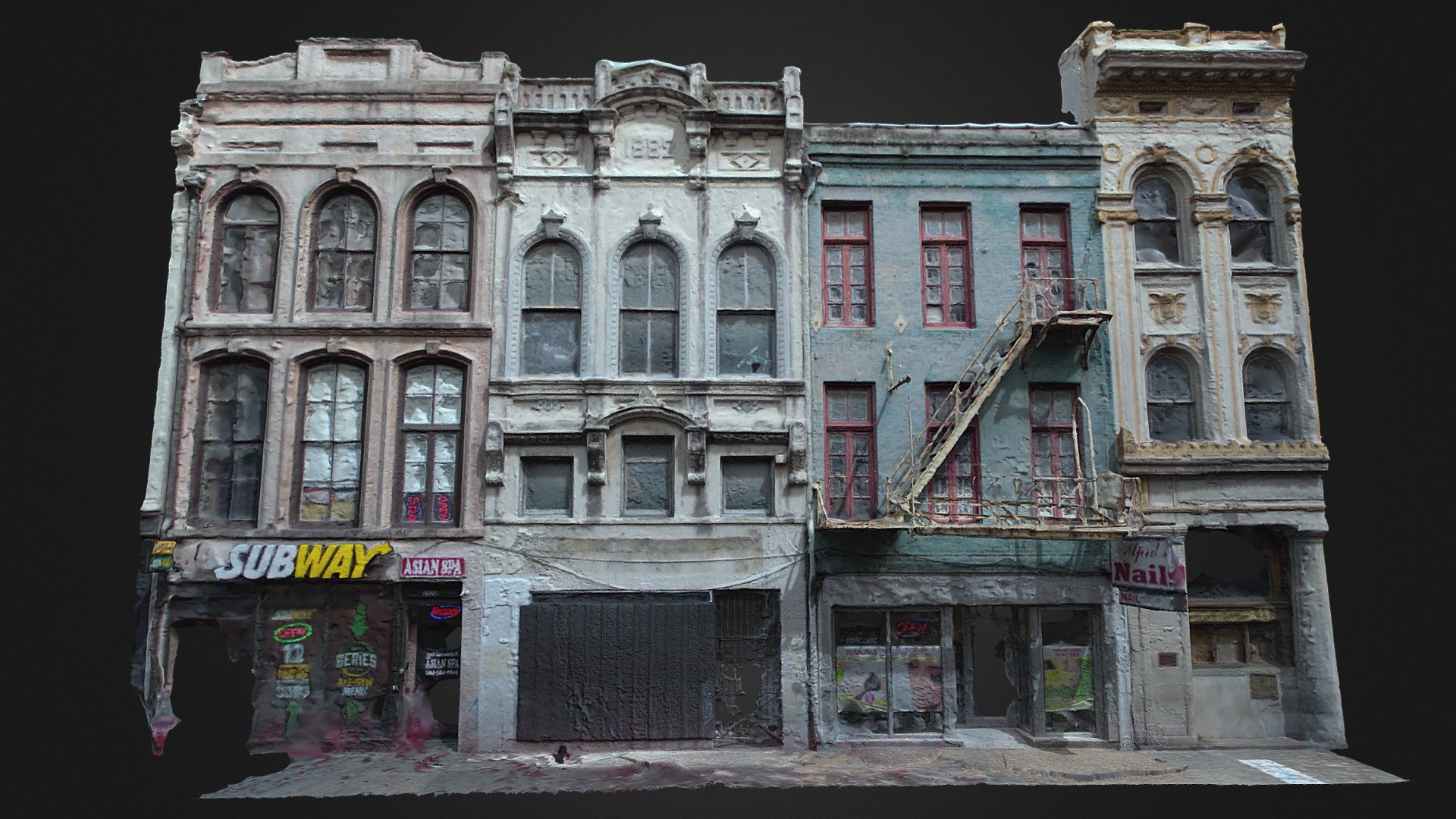 Canal Street. New Orleans - Download Free 3D model by Crescent City Scan (@Crescentcityscan) 3d model