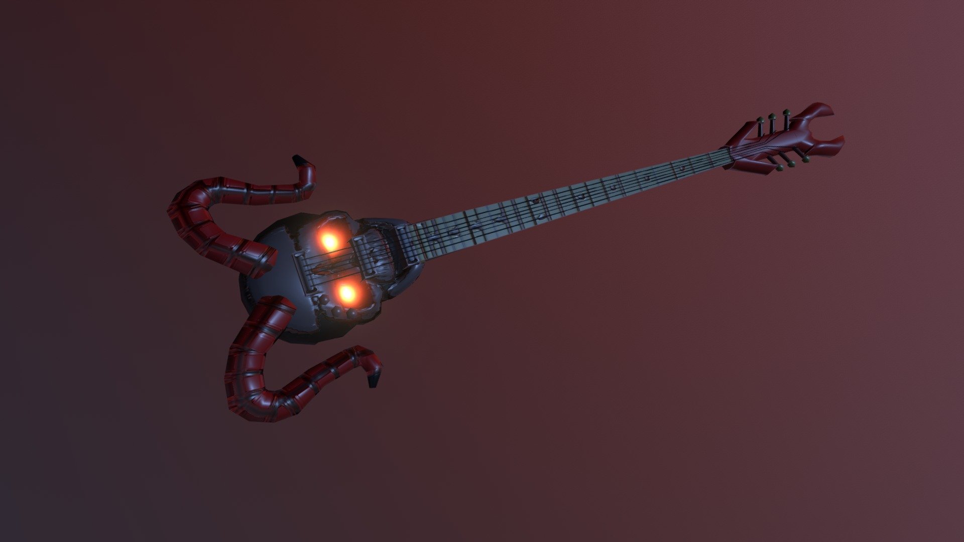 Electric Guitar - 3D model by Eduardo Lacerda (@Eduardo.Lacerda) 3d model