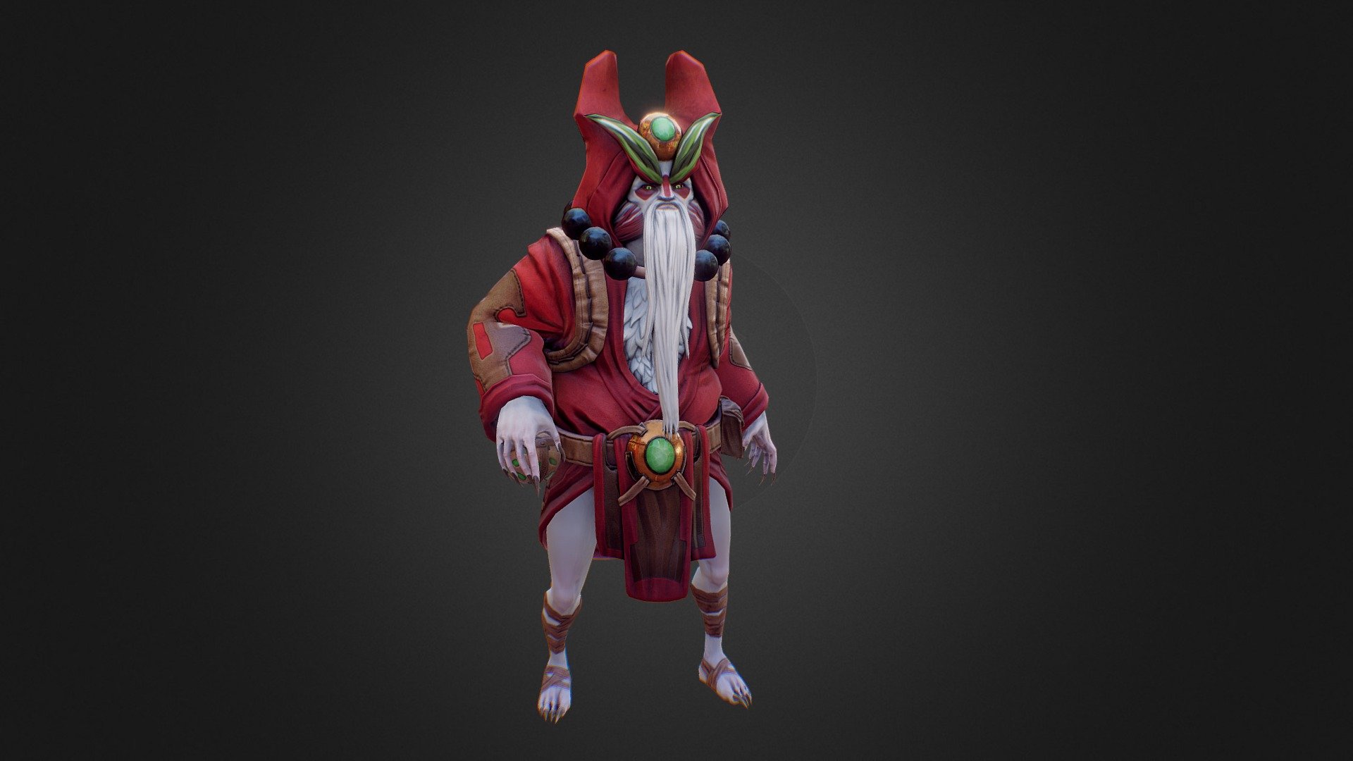 Grejan is a powder master from Kantour's planet
Another character made for Games of Glory - the futuristic action-Moba game - Grejan - 3D model by kiwiii 3d model