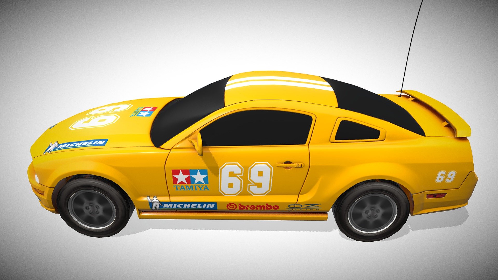 This my entry for Sketchfab Texturing Challenge: Sports Car 3d model