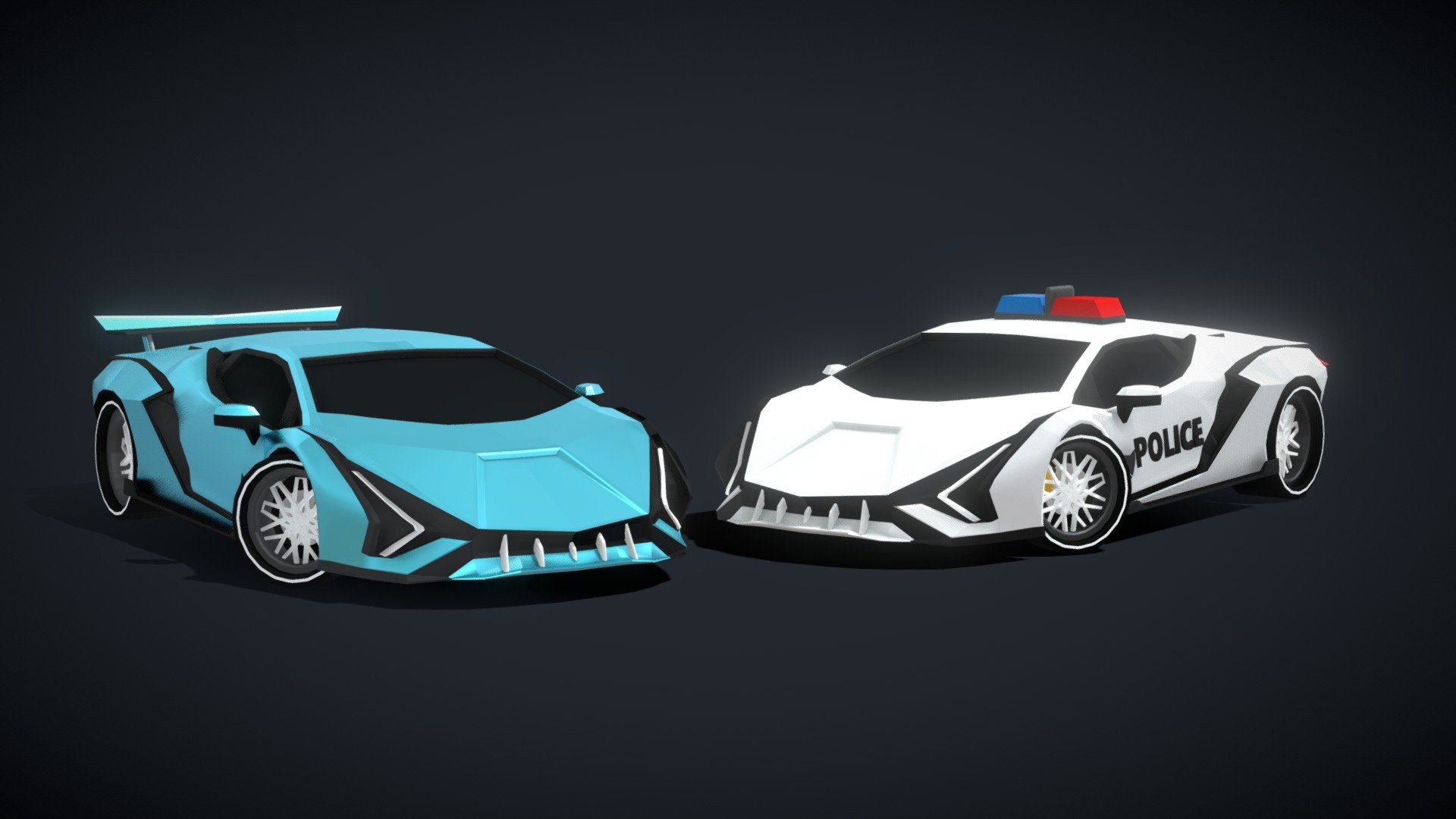 LOW POLY: Italian Sports CAR &amp; Police CAR

This Small Pack Includes 2 Cars




Italian: Police CAR

Italian: Sports CAR

Amazing Stuffs Made By: Mowahed3D - LOW POLY: Italian Sports CAR & Police CAR - Buy Royalty Free 3D model by Mowahed 3D (@mowahedrehan) 3d model