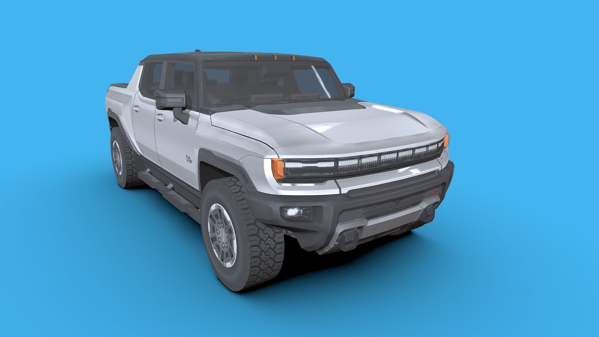 Hummer EV 2022

You can use these models in any game and any project.

the inside of these models are designed simply so it is low_poly and it can be used for any game.

This model is made with order and precision.

Separated parts. (Doors. Body. Wheels. Steering).

Low poly.

Average poly count:19/000 tris.

Textures size : 4096 4096(BMP)_20482048(bmp).

Textures High Quality.

Please comment on this model.

Thanks 3d model