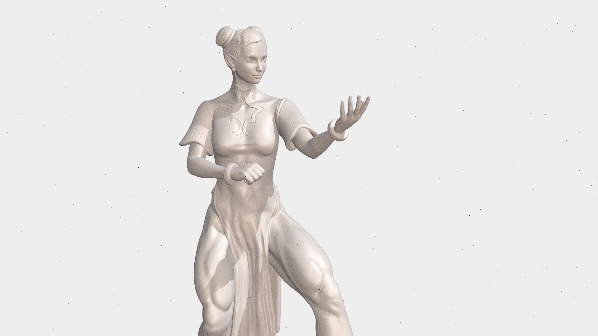 This 3d-print model is based off of Chun-li from Street Fighter 6

she is on her neutral wing chun stance

This model is for sale and can be used for commercial purposes
email me;
xerxess6696@gmail.com
If you would like a link to purchase this model 3d model