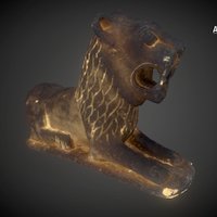 Lion figurine of Hittite imitation