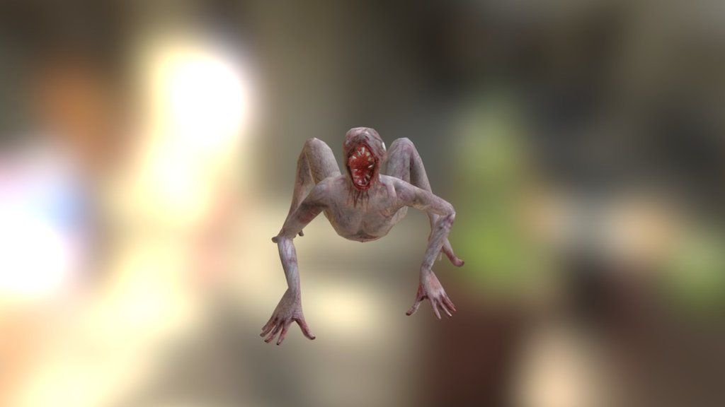 From Penumbra: Necrologue, one of the many monster the protagonist faces 3d model