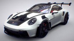 Porsche GT3 RS porsche, sportcar, supercar, tuning, rs, gt3, blender, vehicle, car