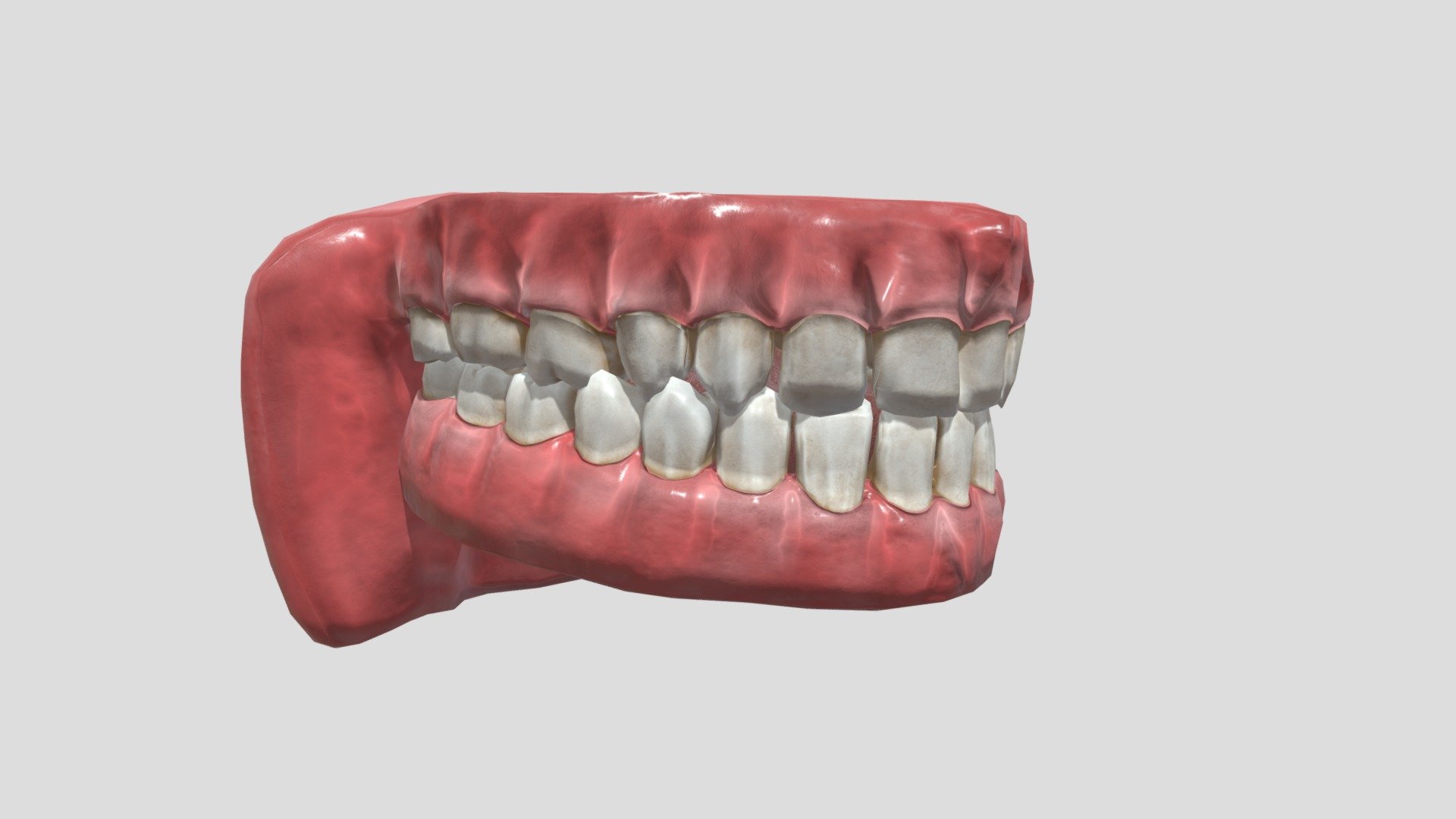 Realistic human mouth specially designed for playable characters, low poly model. Includes 8 animations and a basic rig.
Use PBR pipeline: Metalness/Rougness 3d model