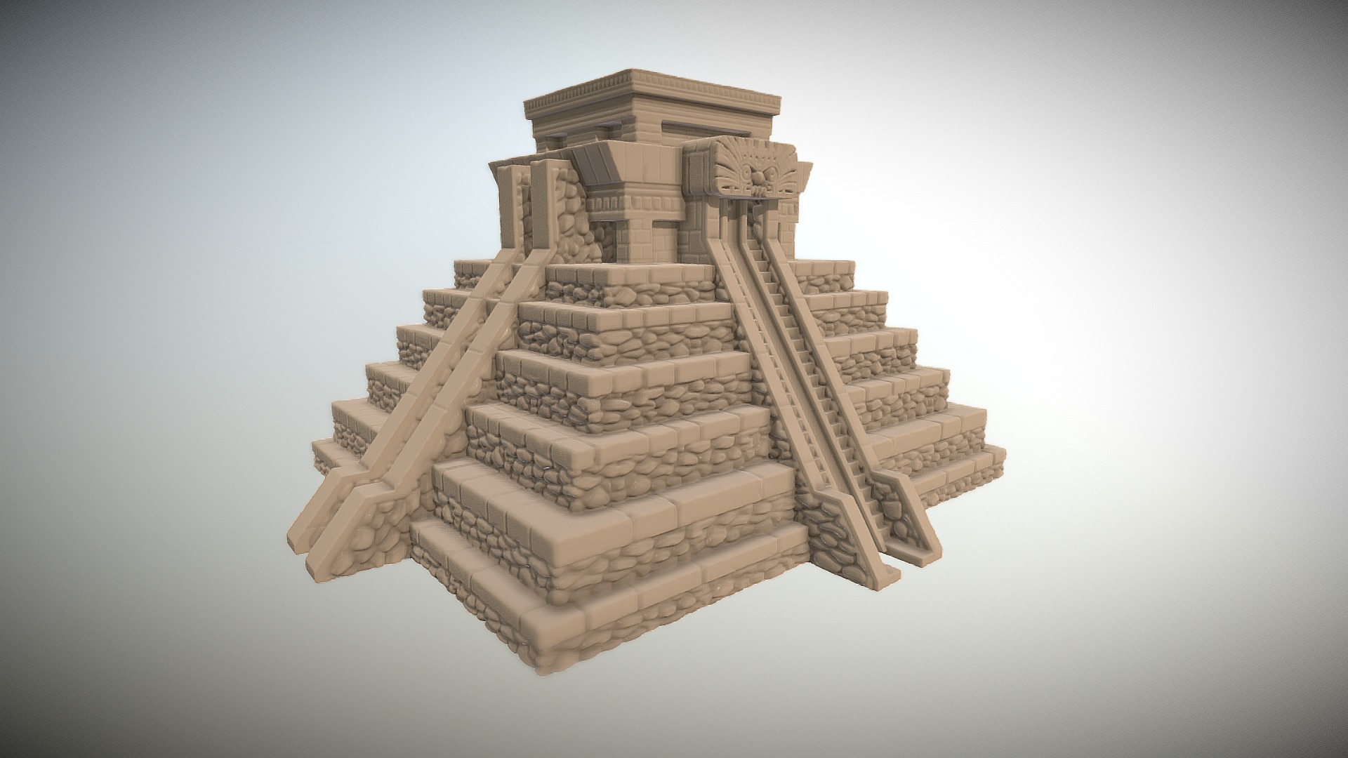 Atlantis Hotel Bahamas Pyramid - 3D model by Boat4Me 3d model