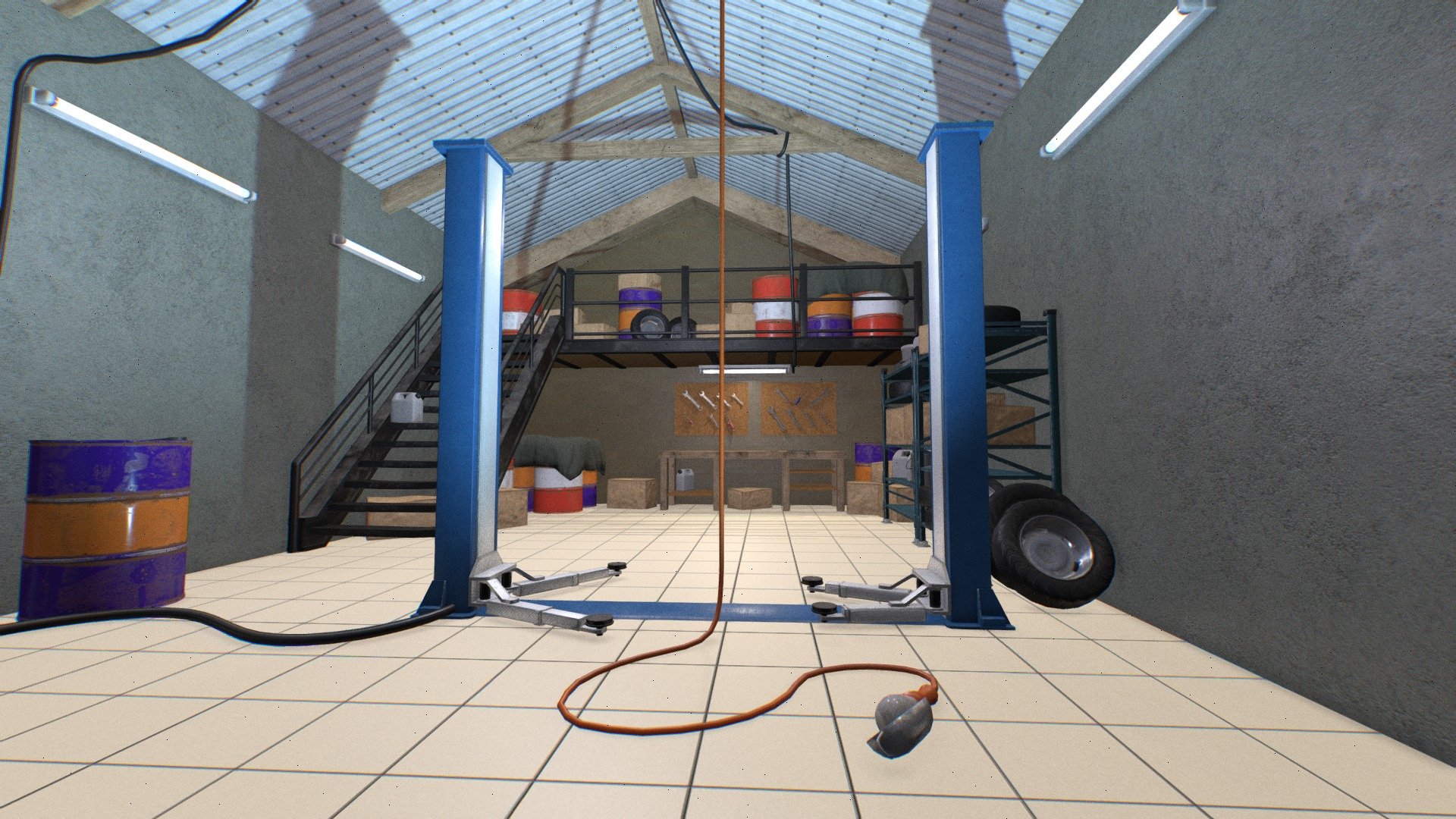 garage - 3D model by xotta6 3d model