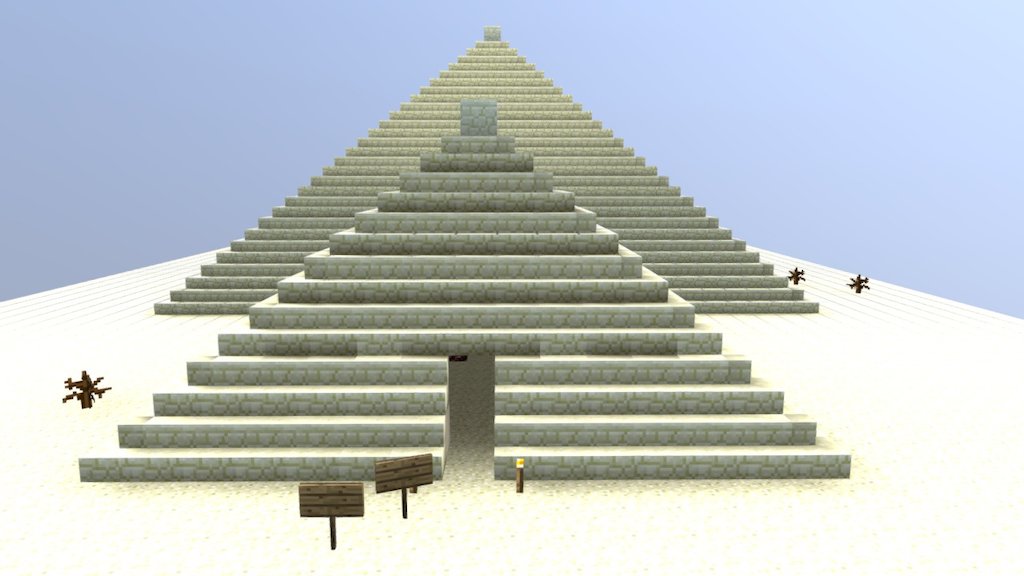An information book built as a pyramid. Each room is a different chapter. What!? No mod support? Shame. No pictures or writng then. Just a pyramid :/ - Rubi's Information Pyramid - 3D model by 118perdoni 3d model