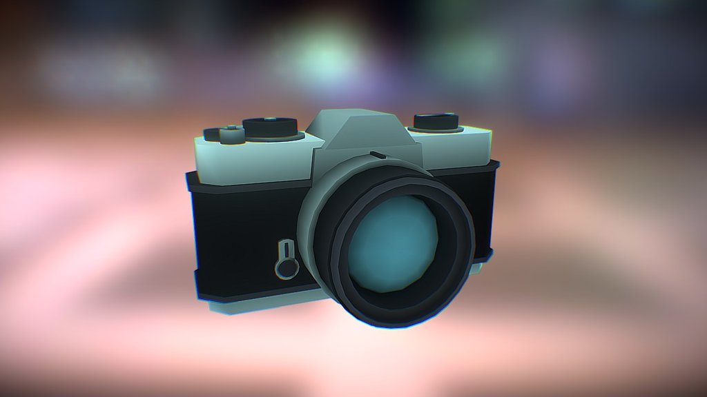 Basic camera with vertex colors - Camera - 3D model by Itzel Martinez (@ItzelMartinezFelix) 3d model