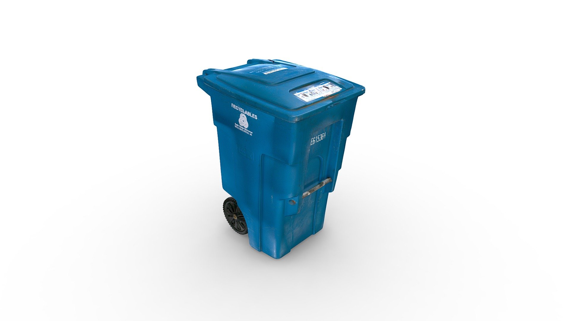 3D Scan of a recycling bin - Recycling Bin - Buy Royalty Free 3D model by chrisprice 3d model