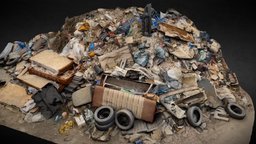 trash pile mixed photoscan trash, debris, pile, rubbish, mixed, photoscan, photogrammetry