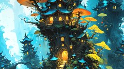 HDRI Anime Fairytale Panorama H